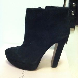 Black Suede Ankle Boots